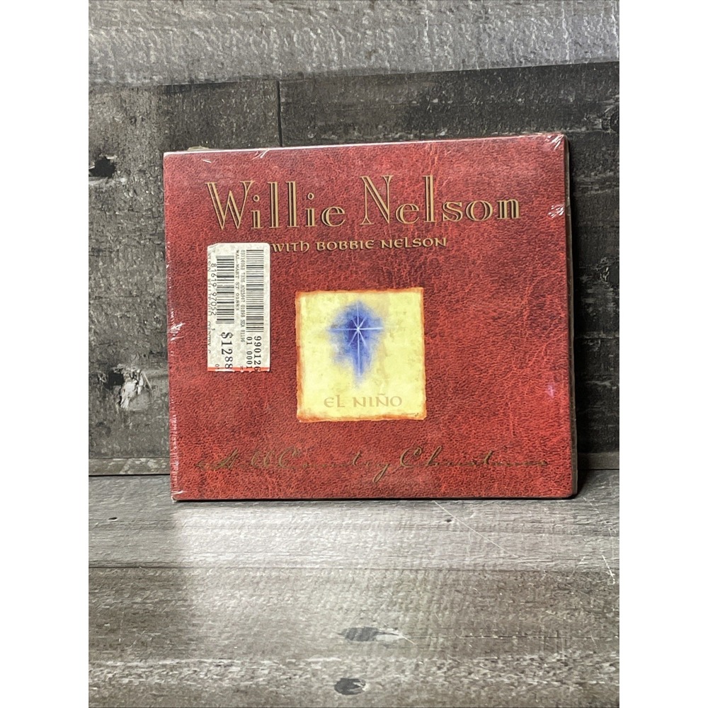 1997 WILLIE & BOBBIE NELSON HILL COUNTRY CHRISTMAS NEW SEALED CD - TOWER RECORDS